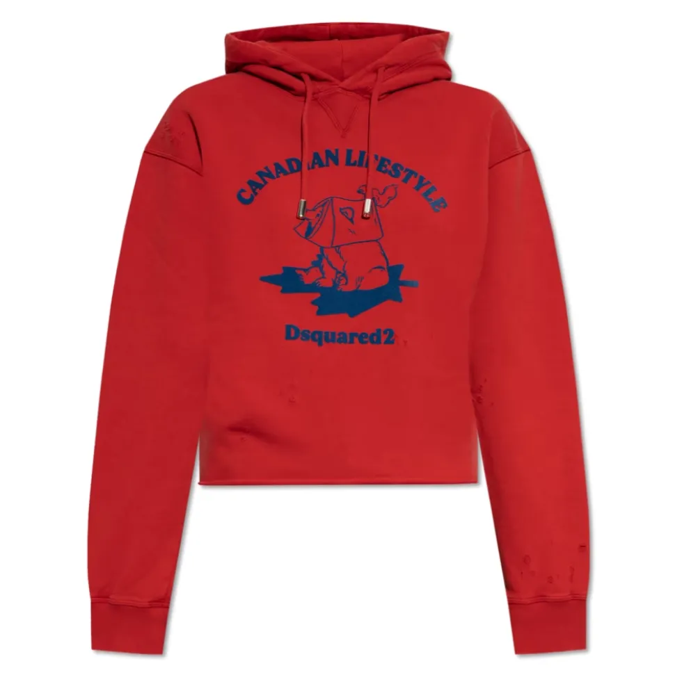 Sweatshirt med logo