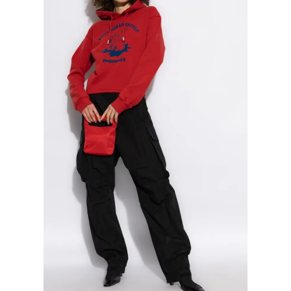 Sweatshirt med logo