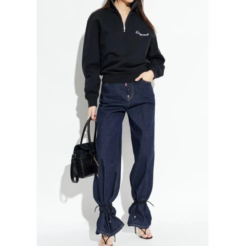 Sweatshirt med logo