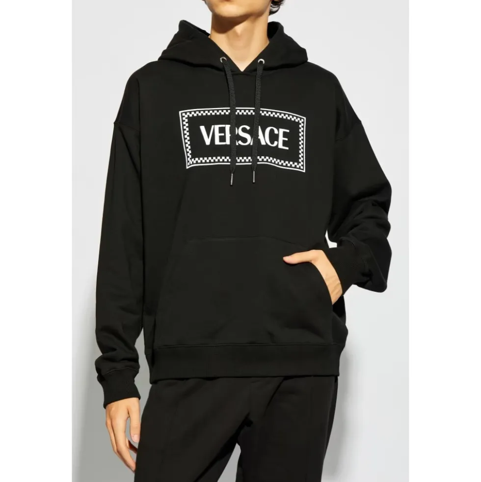 Sweatshirt med logo