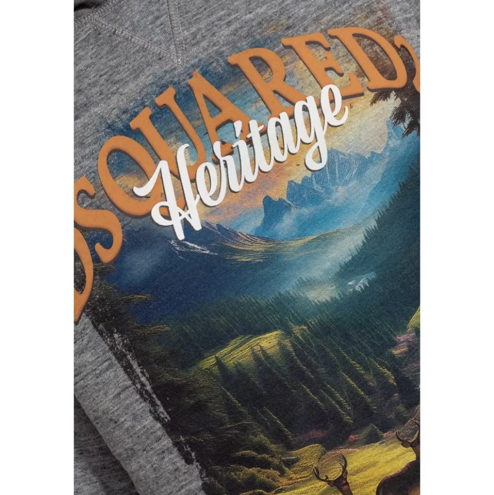 Sweatshirt med print
