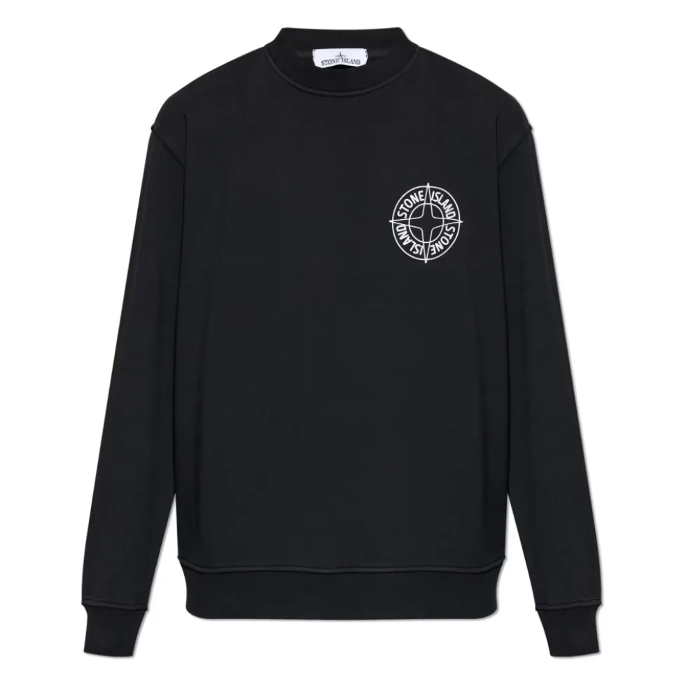 Sweatshirt med printet logo