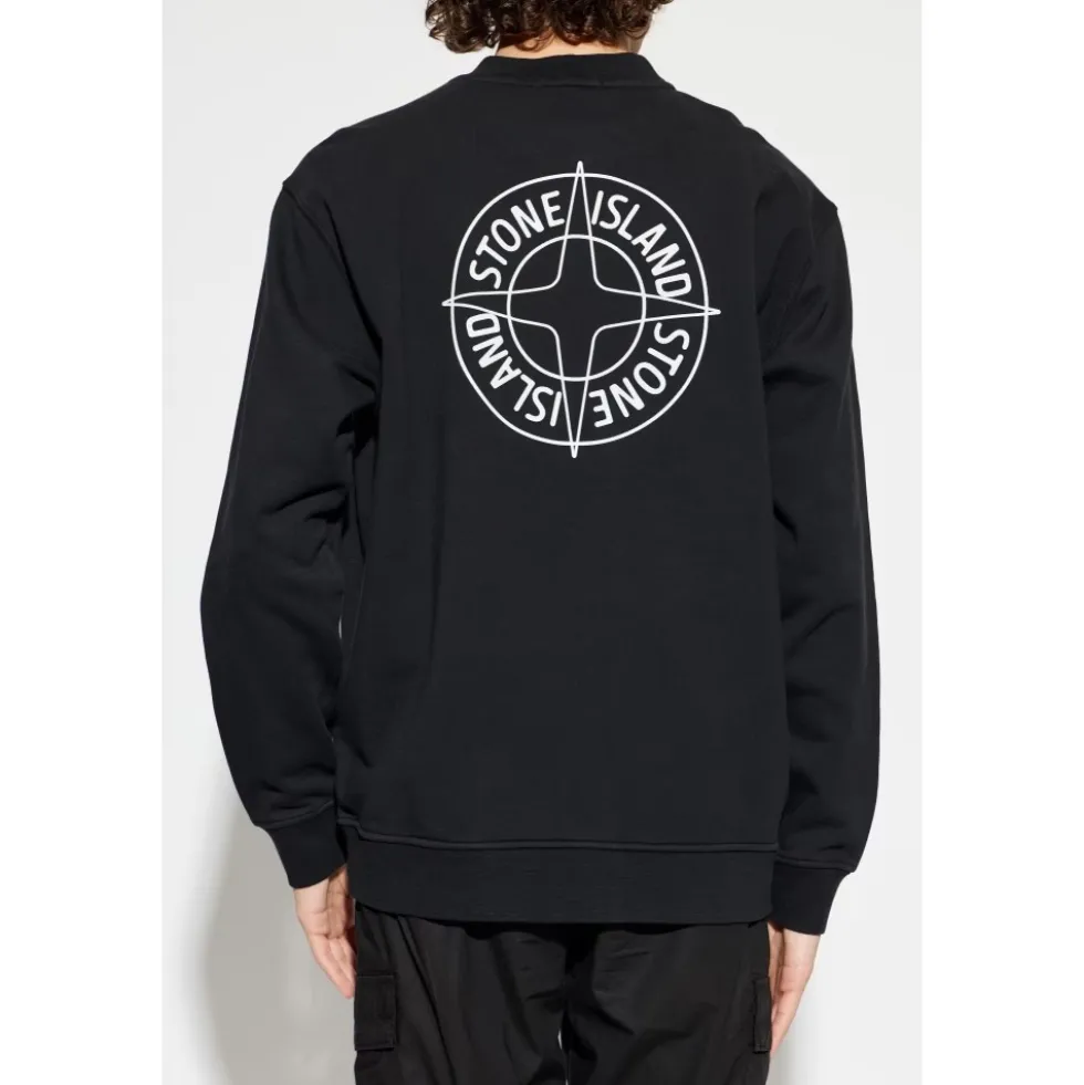 Sweatshirt med printet logo