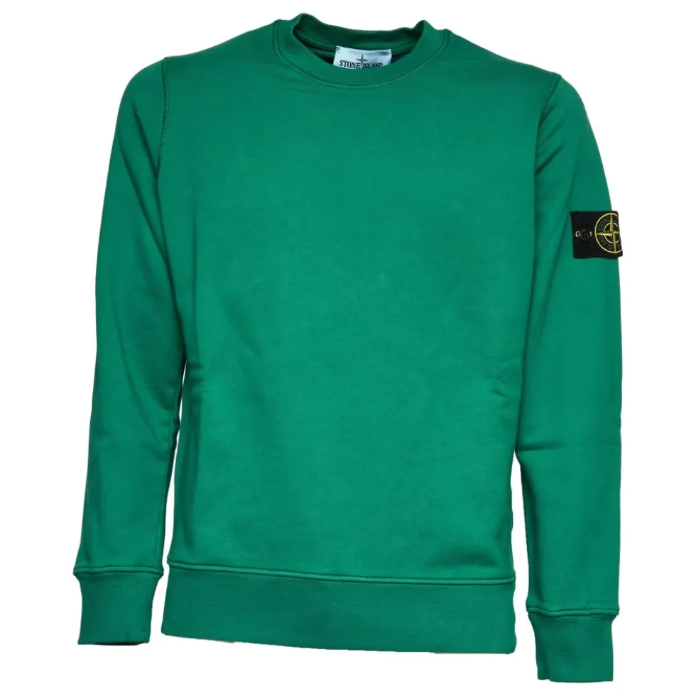 Sweatshirt med sloganbroderi