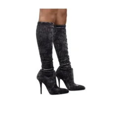 Talia Velvet Boots