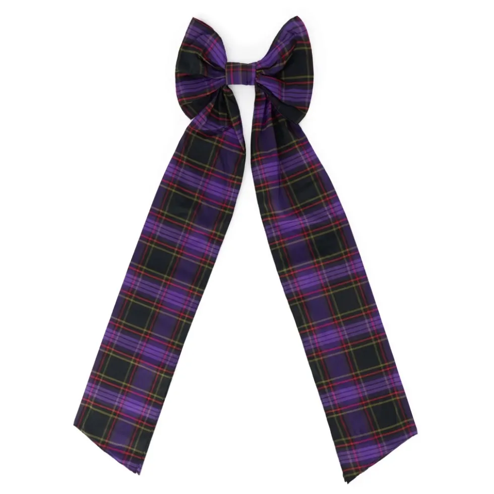 Tartan Bow Hairpin