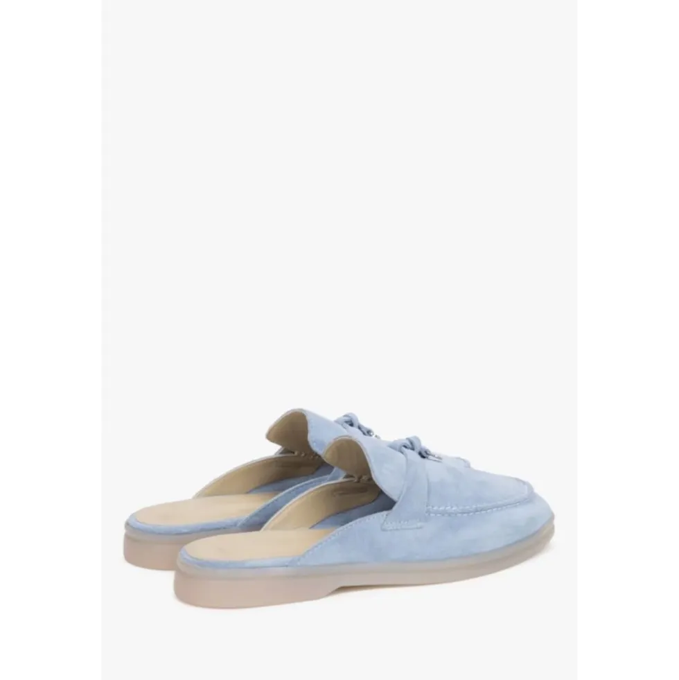 Tassel Velour Mules