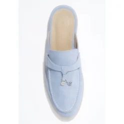 Tassel Velour Mules