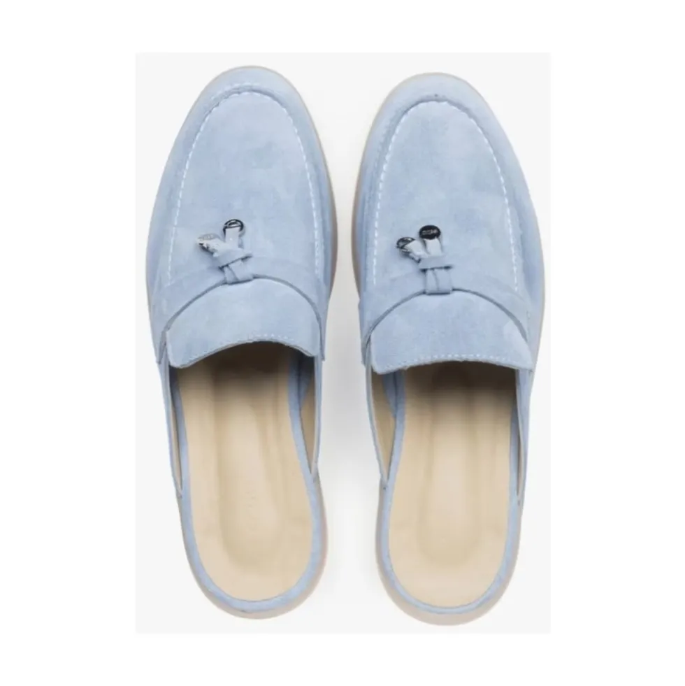 Tassel Velour Mules