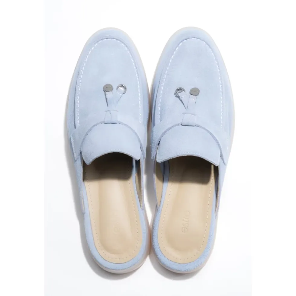 Tassel Velour Mules