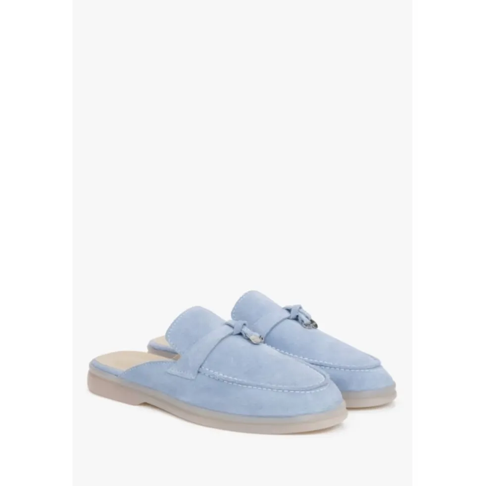 Tassel Velour Mules