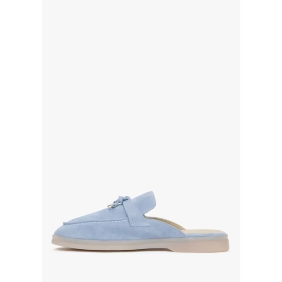 Tassel Velour Mules