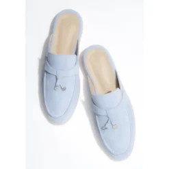 Tassel Velour Mules