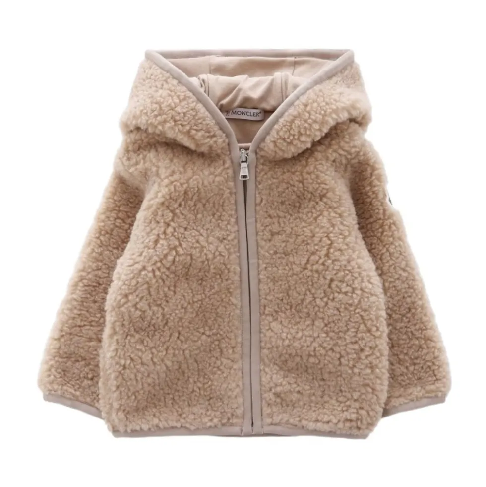 Teddy Zip-Up Hættetrøje