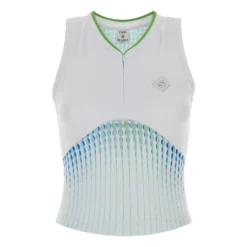 Tennis Printet Racer Top