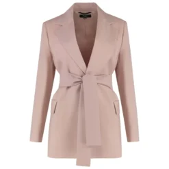 Teso Blazer med Bælte i Taljen
