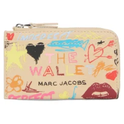 The Punk Scribble Top Zip Multi Wallet