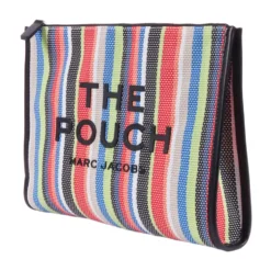 The Stripe Mesh Large Pouch