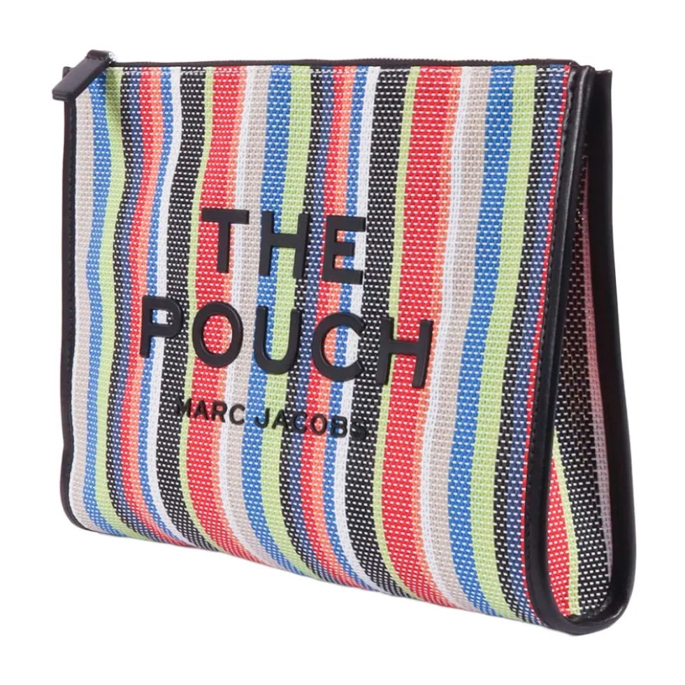 The Stripe Mesh Large Pouch