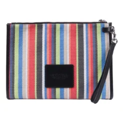 The Stripe Mesh Large Pouch
