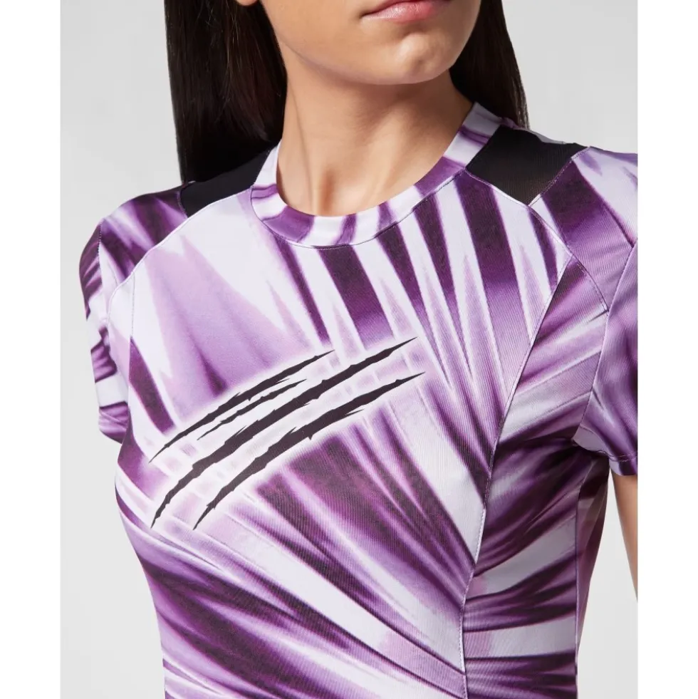 Tie-dye T-shirt Rund Hals SS Scratch