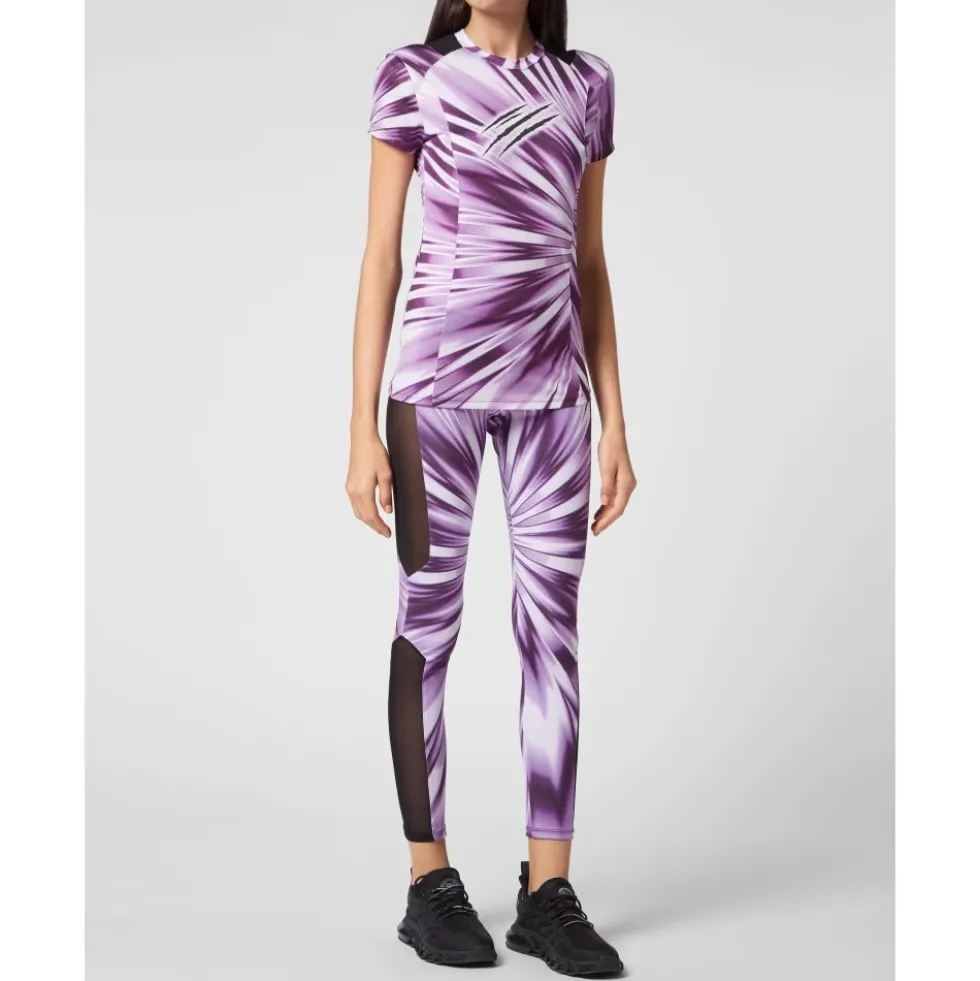 Tie-dye T-shirt Rund Hals SS Scratch