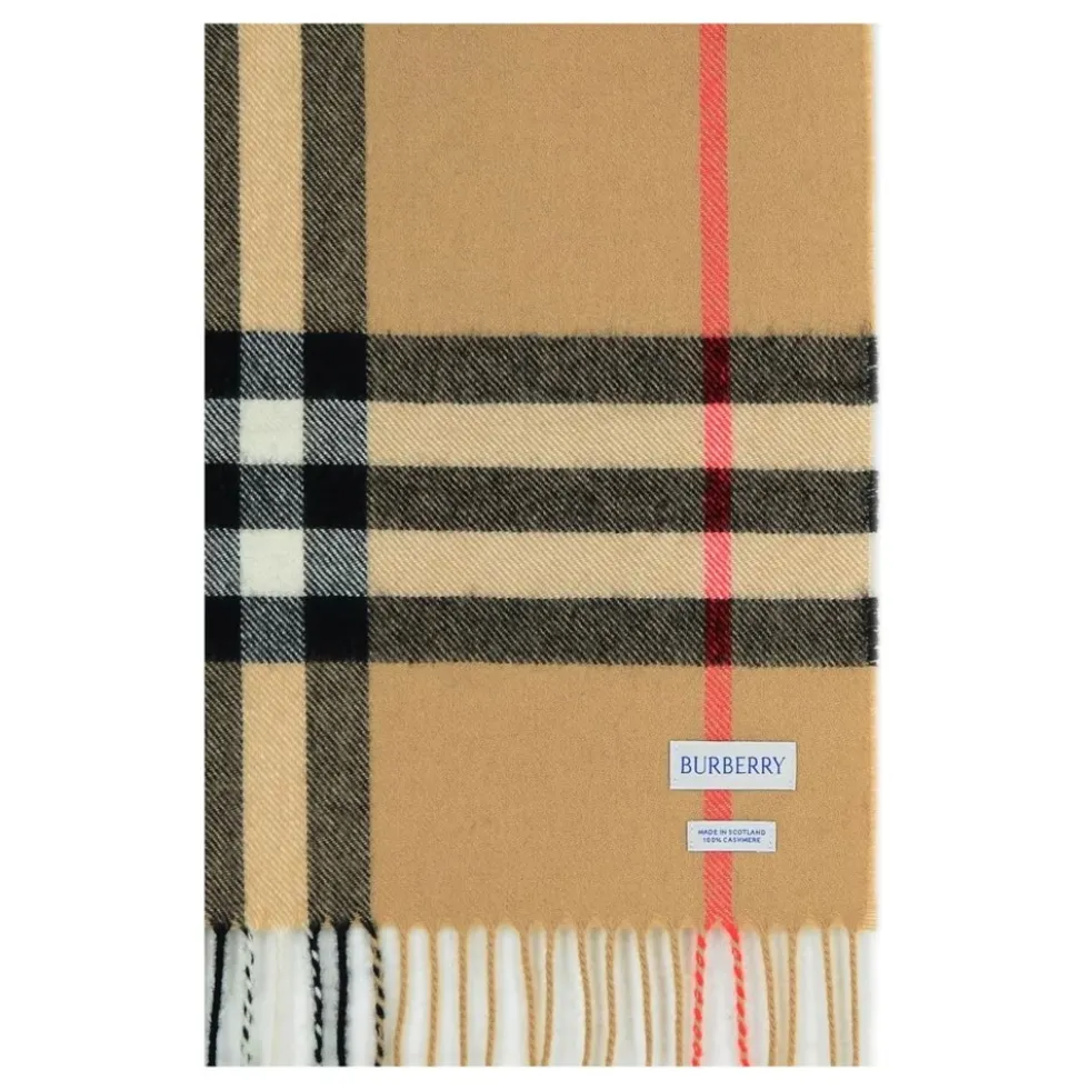 Tjek Cashmere Tørklæde
