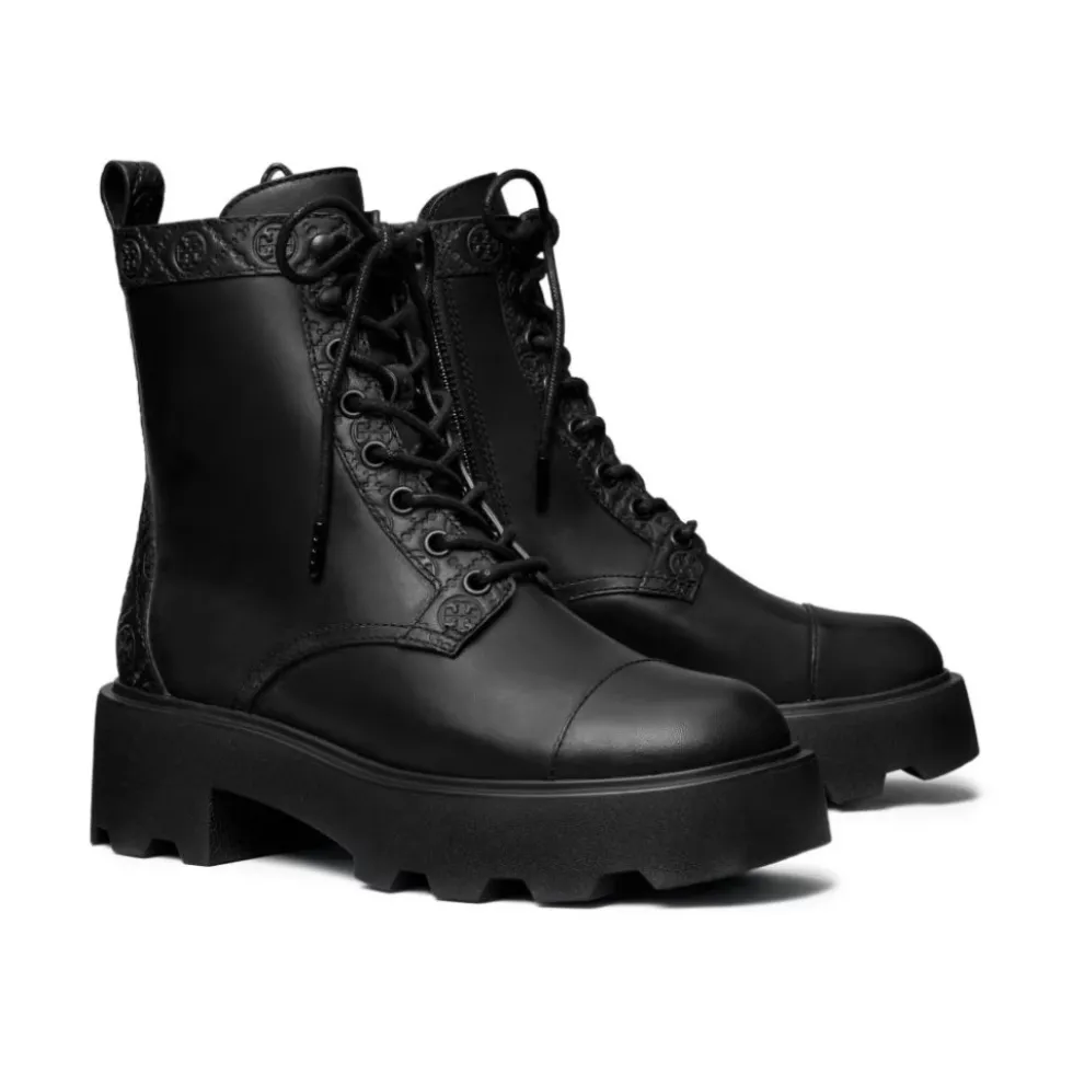 T Monogram Lug Boot