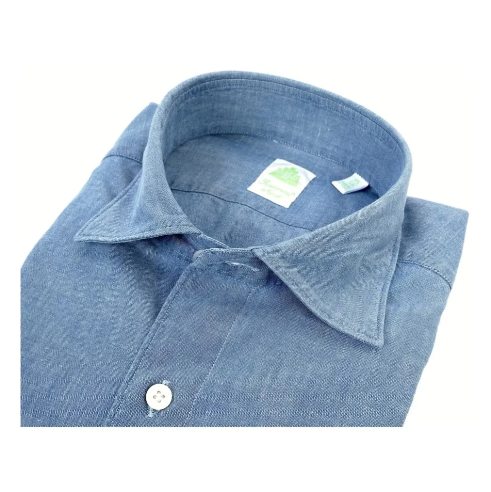 Tokyo Line Chambray Denim Skjorte