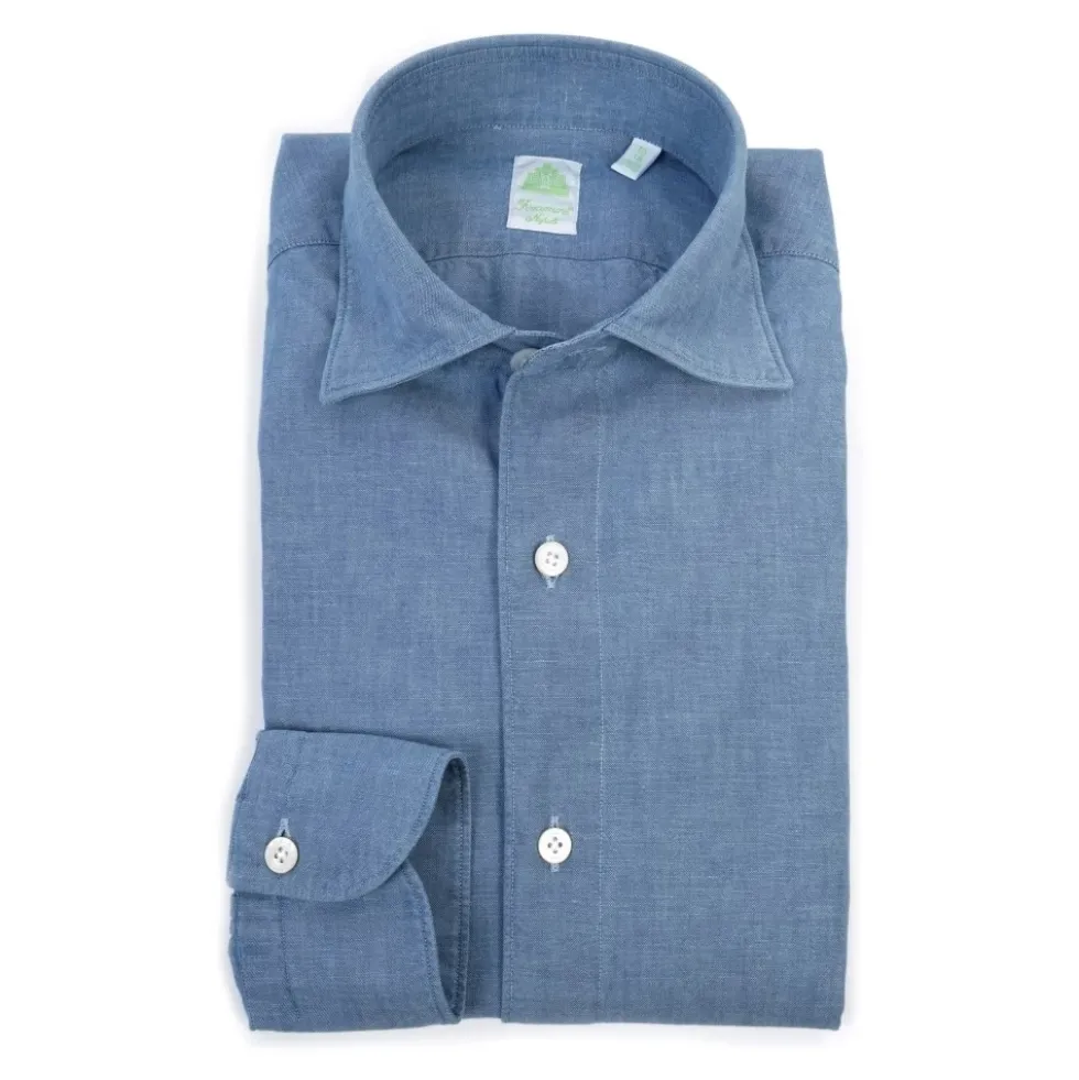 Tokyo Line Chambray Denim Skjorte