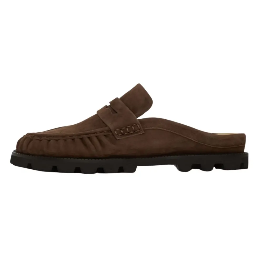 Trail Ease Suede Mules