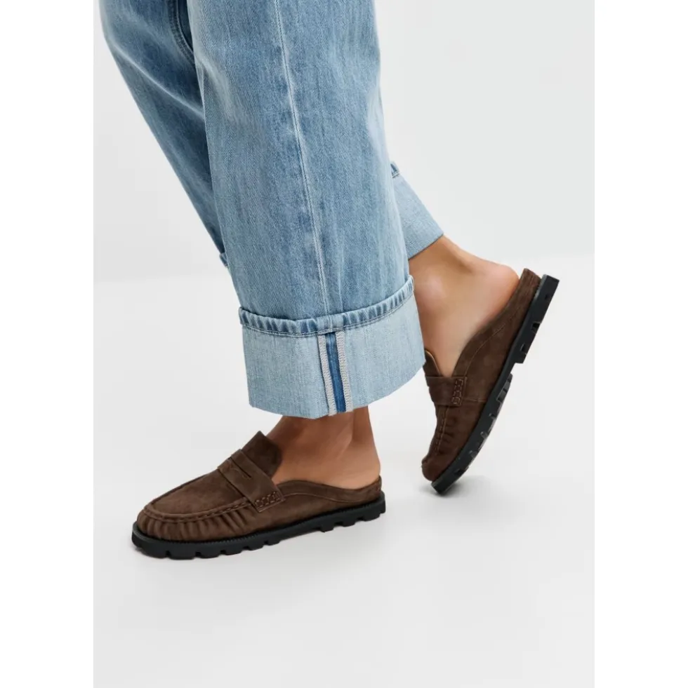 Trail Ease Suede Mules