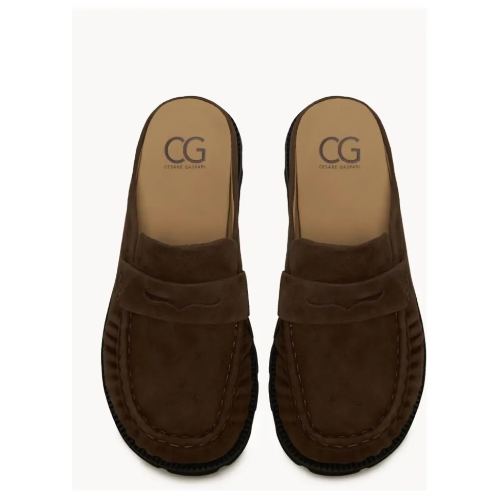 Trail Ease Suede Mules
