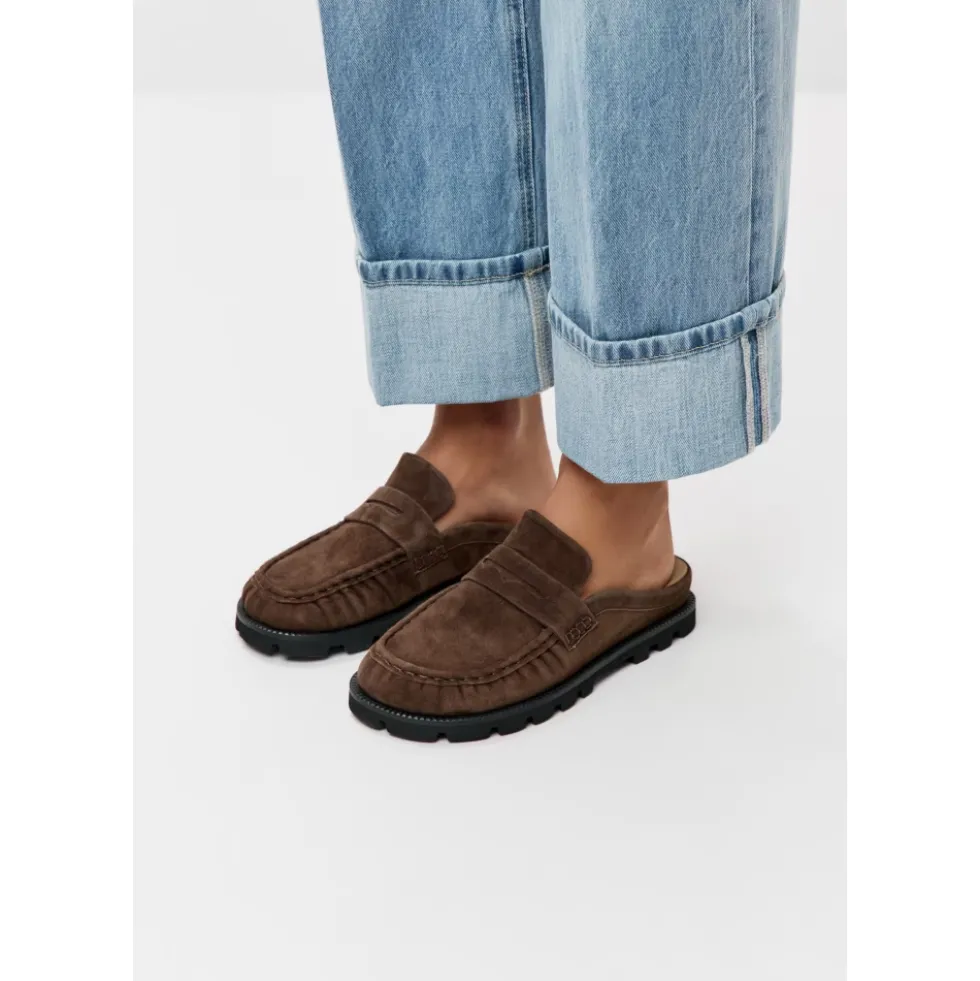 Trail Ease Suede Mules
