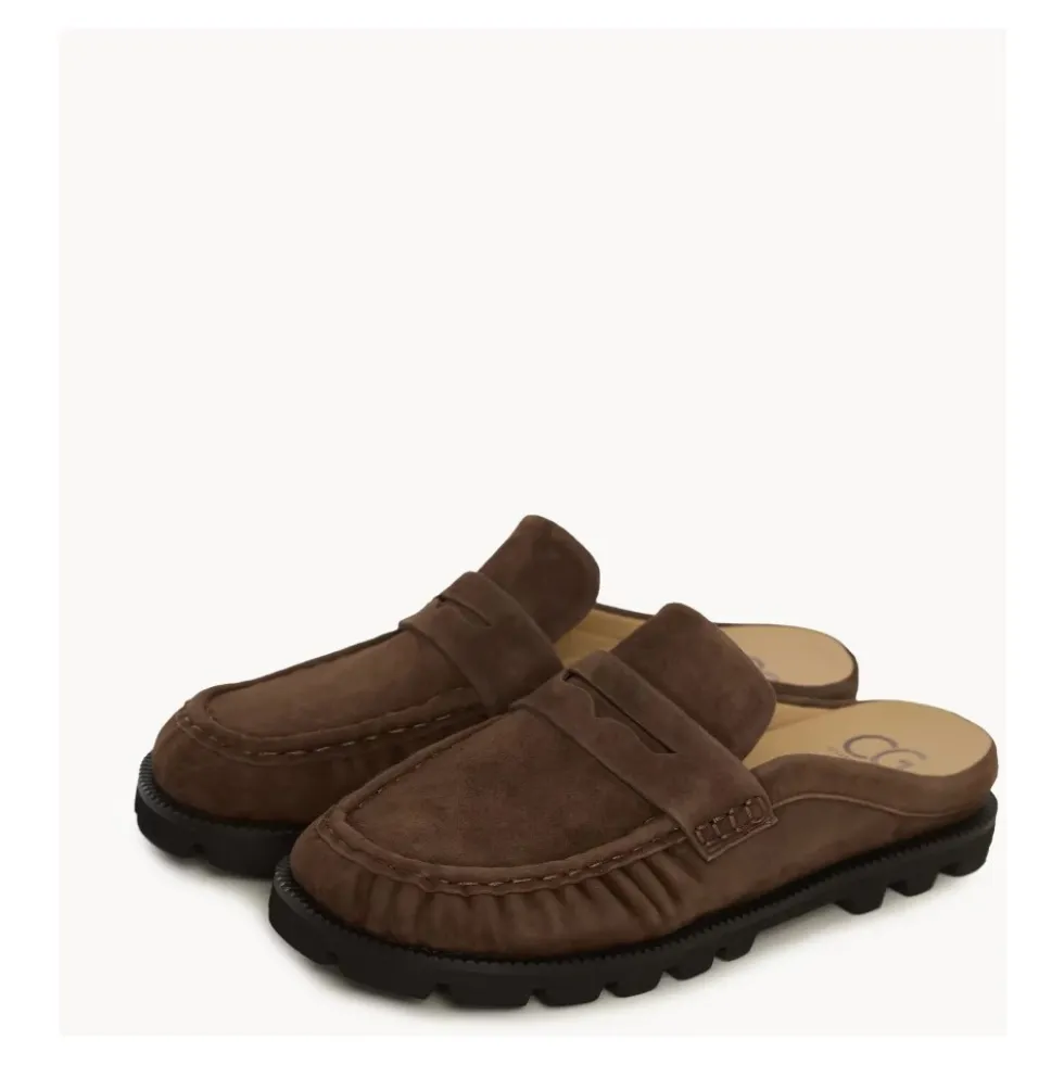 Trail Ease Suede Mules