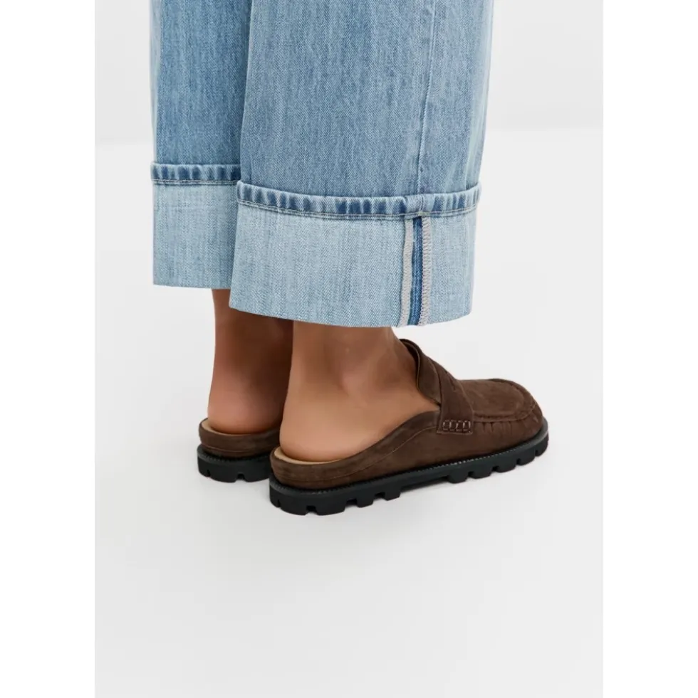 Trail Ease Suede Mules