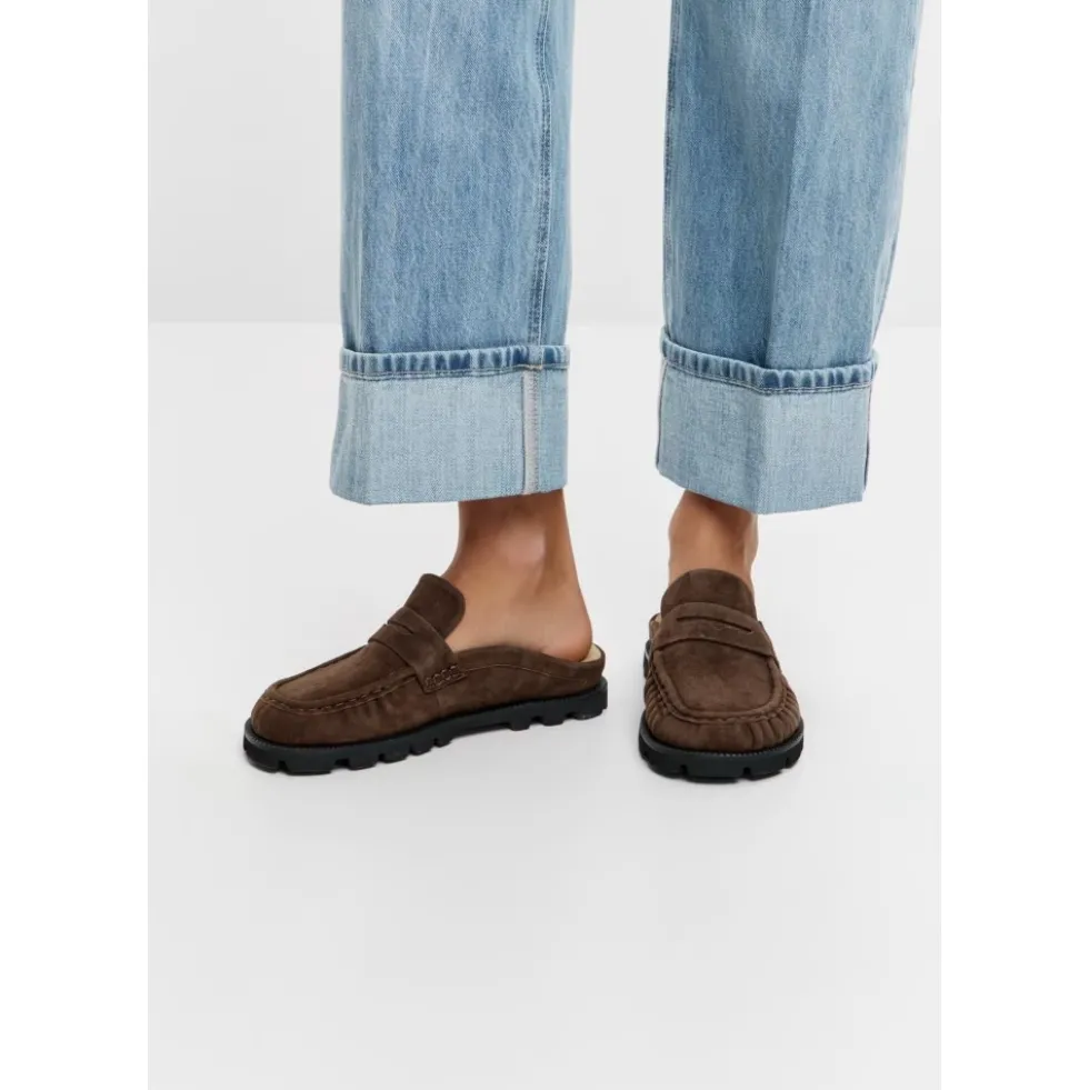 Trail Ease Suede Mules