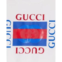 Trykt bomuldsjersey T-shirt