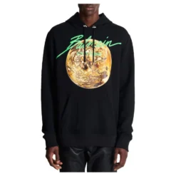 Trykt Universe logo og planet hættetrøje
