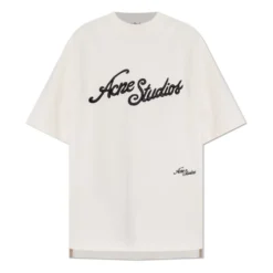 T-shirt med broderet logo
