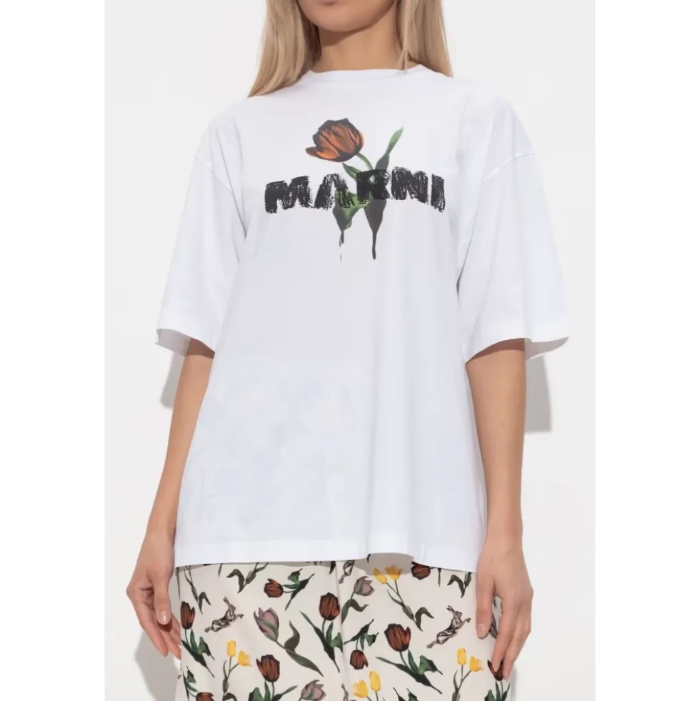 T-shirt med logo