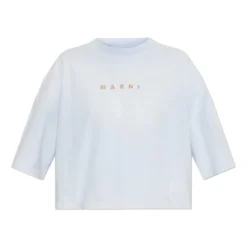 T-shirt med trykt logo