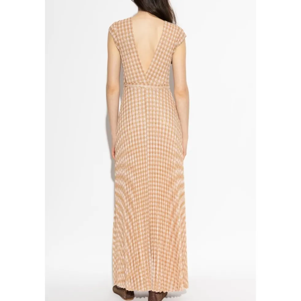 Tulle Kjole Med Lurex Tråd
