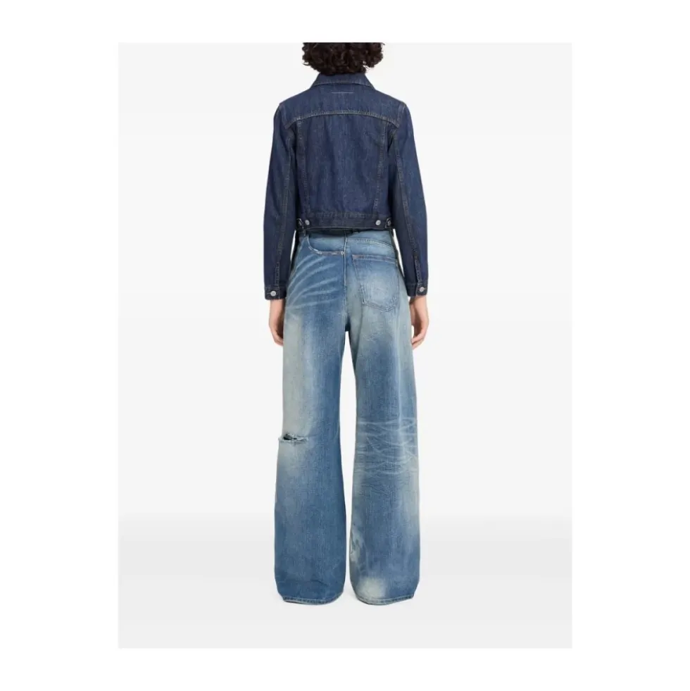 Twist Wide-Leg Jeans