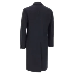 Uld- og Cashmere Dobbeltradet Frakke