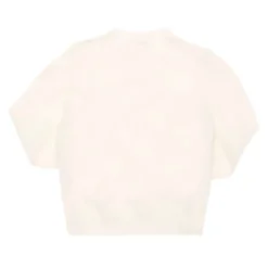 Uld Sweater med Præget Bjørneprint