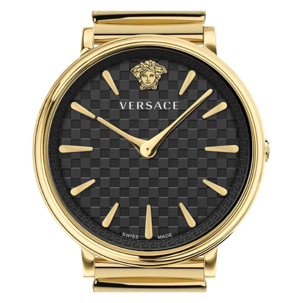 V-CIRCLE Guld Rustfrit Stål Ur