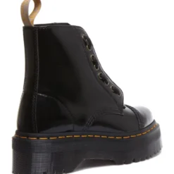 Veganske Sinclair Black Platform Støvler