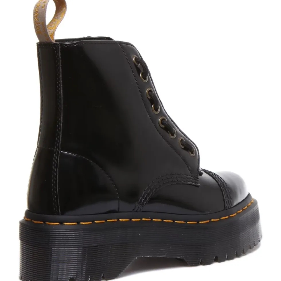 Veganske Sinclair Black Platform Støvler