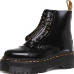 Veganske Sinclair Black Platform Støvler